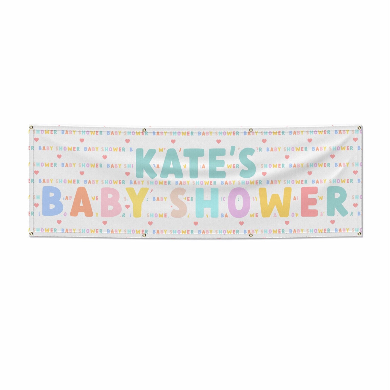 Personalised Baby Shower 6x2 Banner