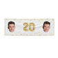 Personalised Birthday Photo Face 3x1 Paper Banner