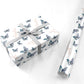 Personalised Blue Butterfly Personalised Wrapping Paper