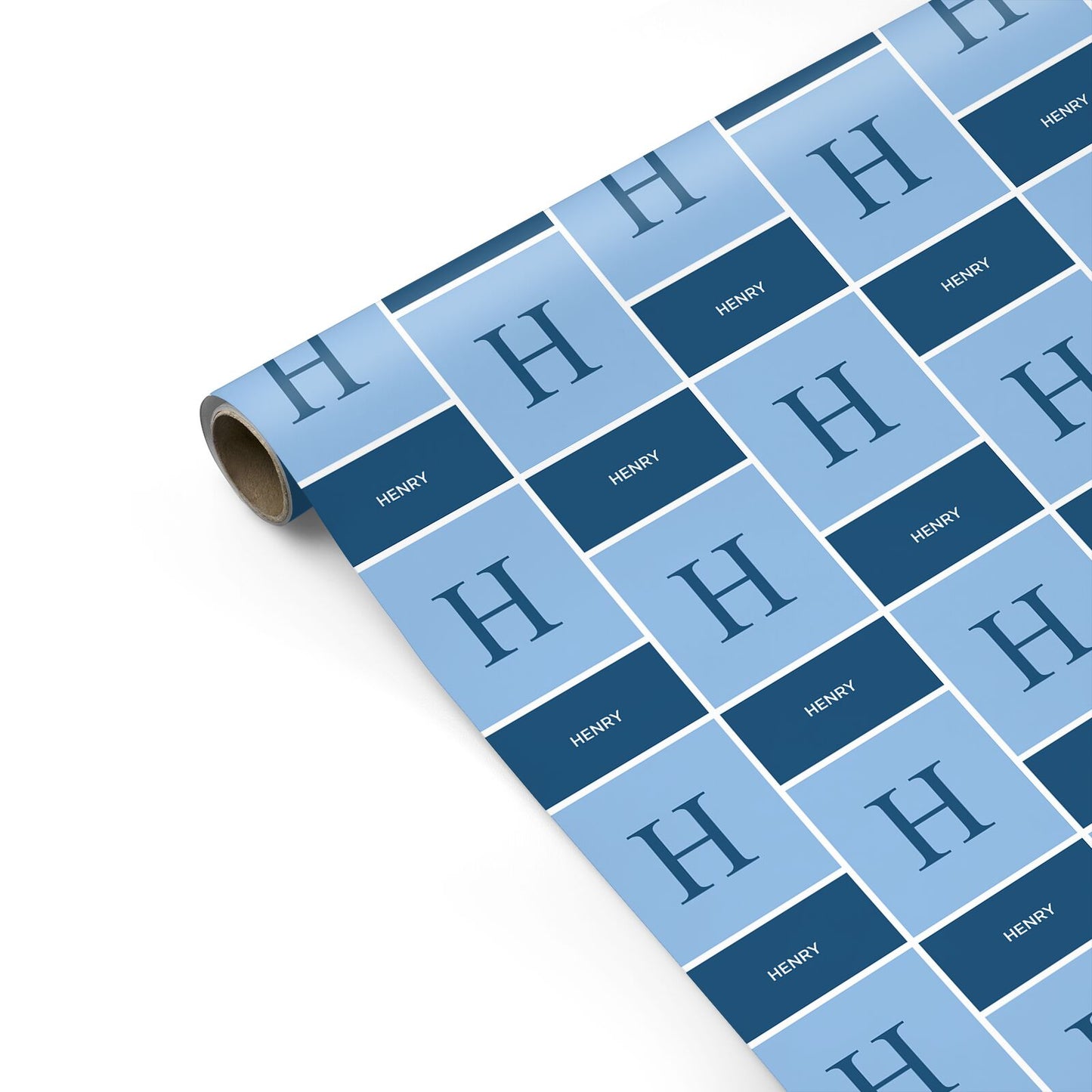 Personalised Classic Initial Personalised Gift Wrap