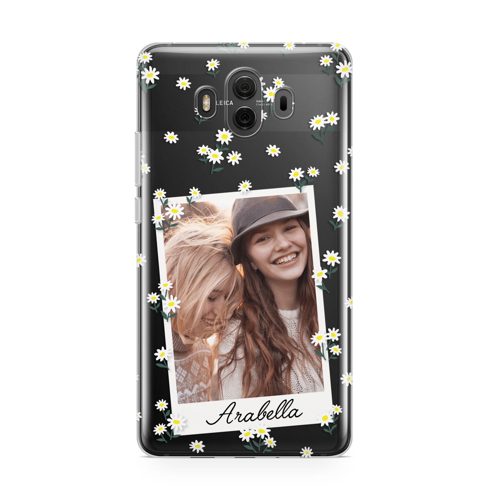 Personalised Daisy Photo Frame Design Huawei Mate 10 Protective Phone Case
