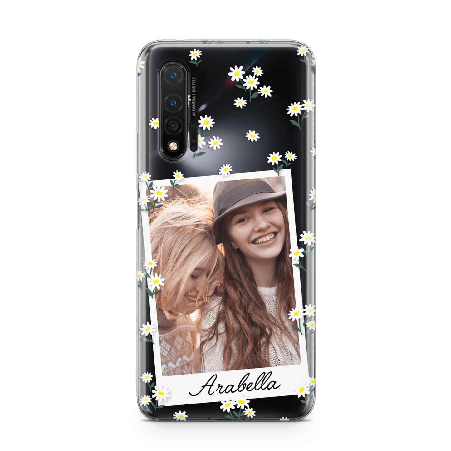 Personalised Daisy Photo Frame Design Huawei Nova 6 Phone Case