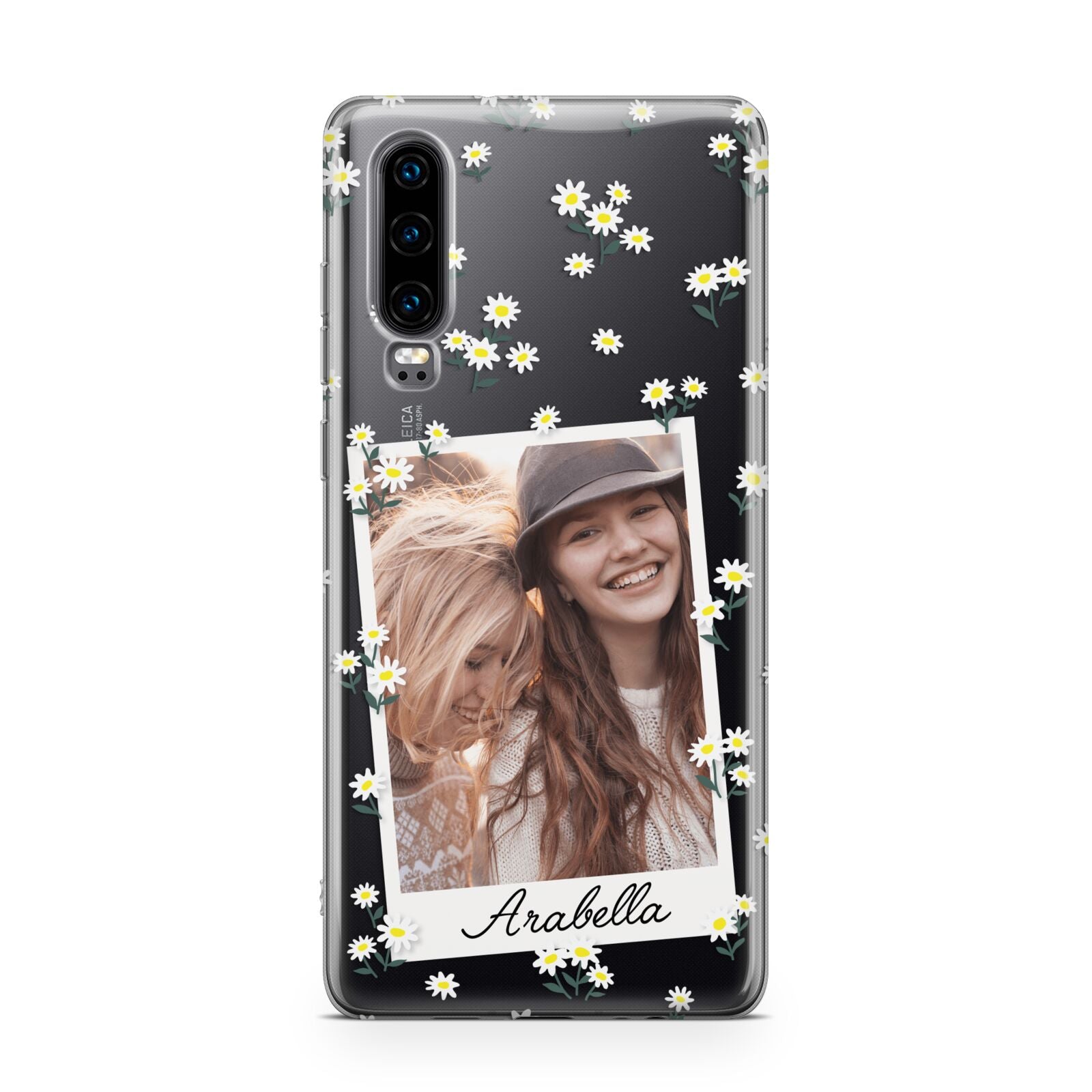 Personalised Daisy Photo Frame Design Huawei P30 Phone Case