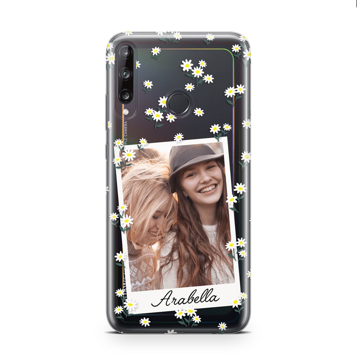 Personalised Daisy Photo Frame Design Huawei P40 Lite E Phone Case