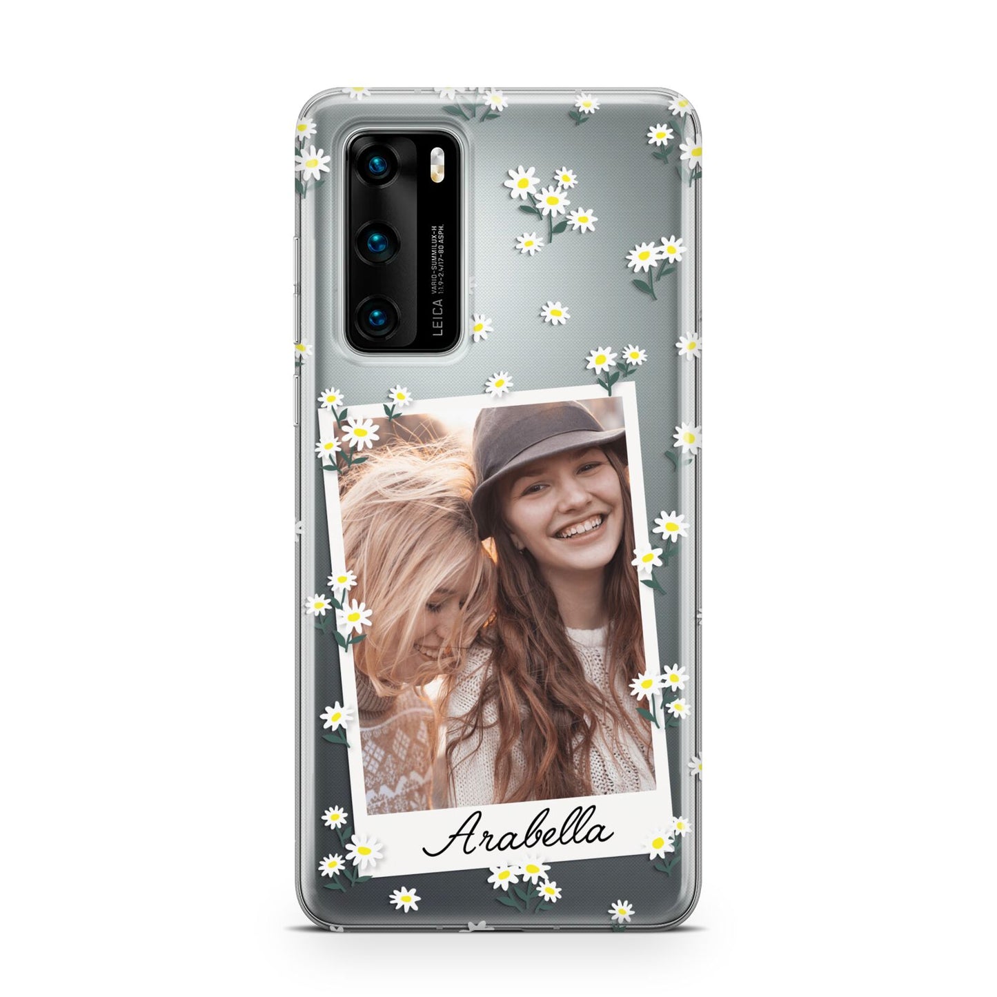 Personalised Daisy Photo Frame Design Huawei P40 Phone Case