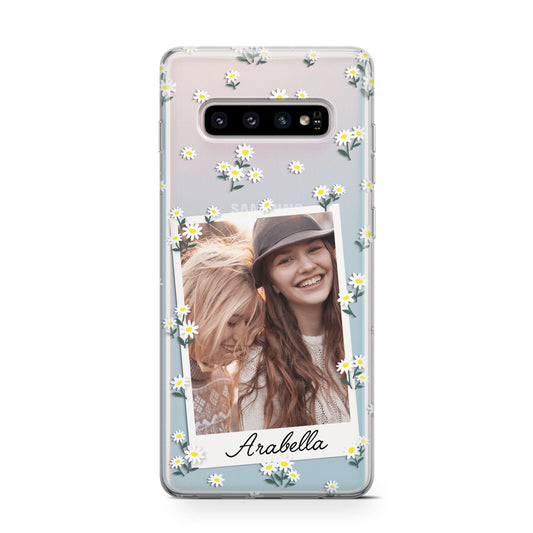 Personalised Daisy Photo Frame Design Protective Samsung Galaxy Case