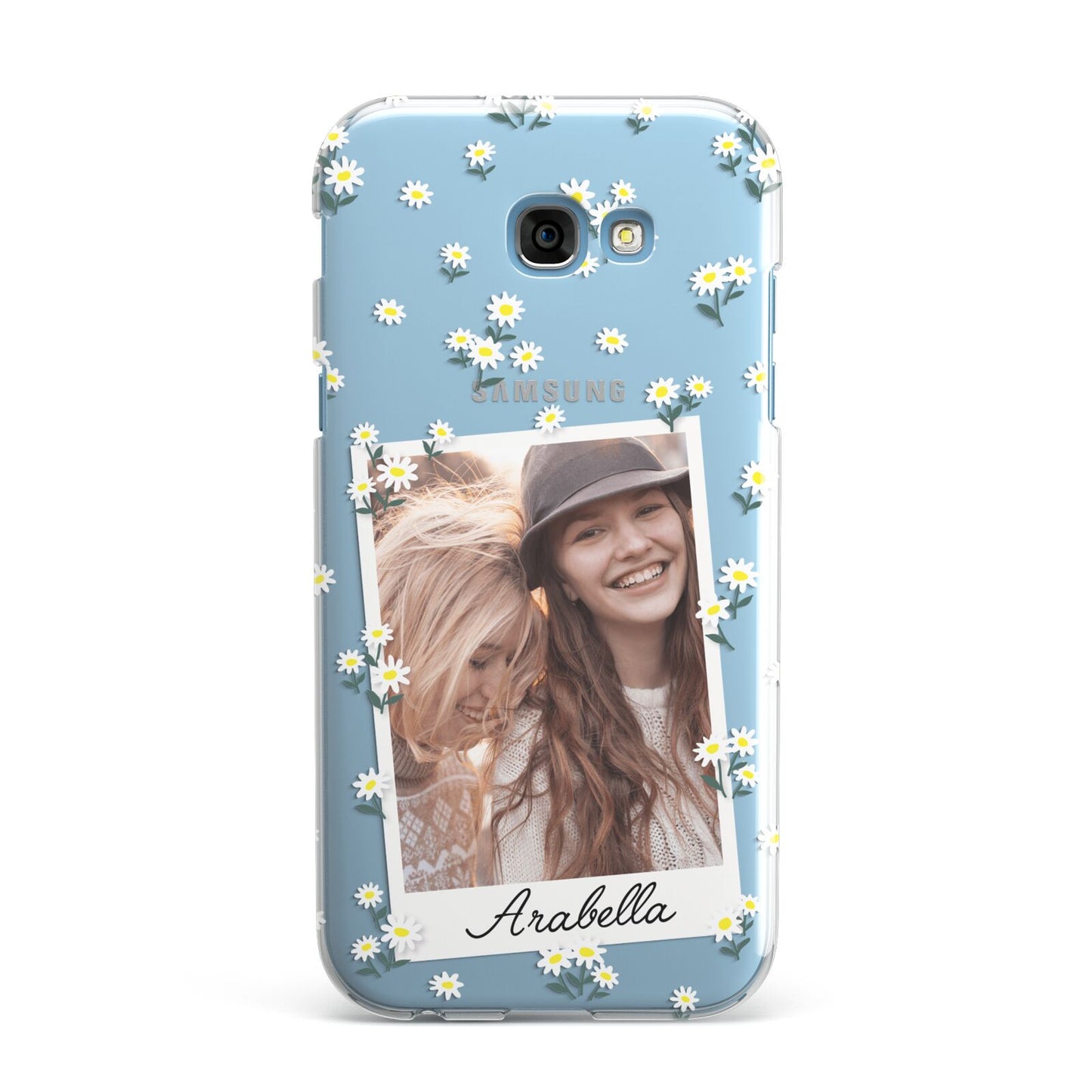Personalised Daisy Photo Frame Design Samsung Galaxy A7 2017 Case