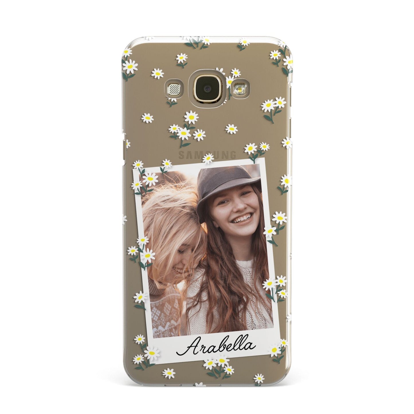 Personalised Daisy Photo Frame Design Samsung Galaxy A8 Case