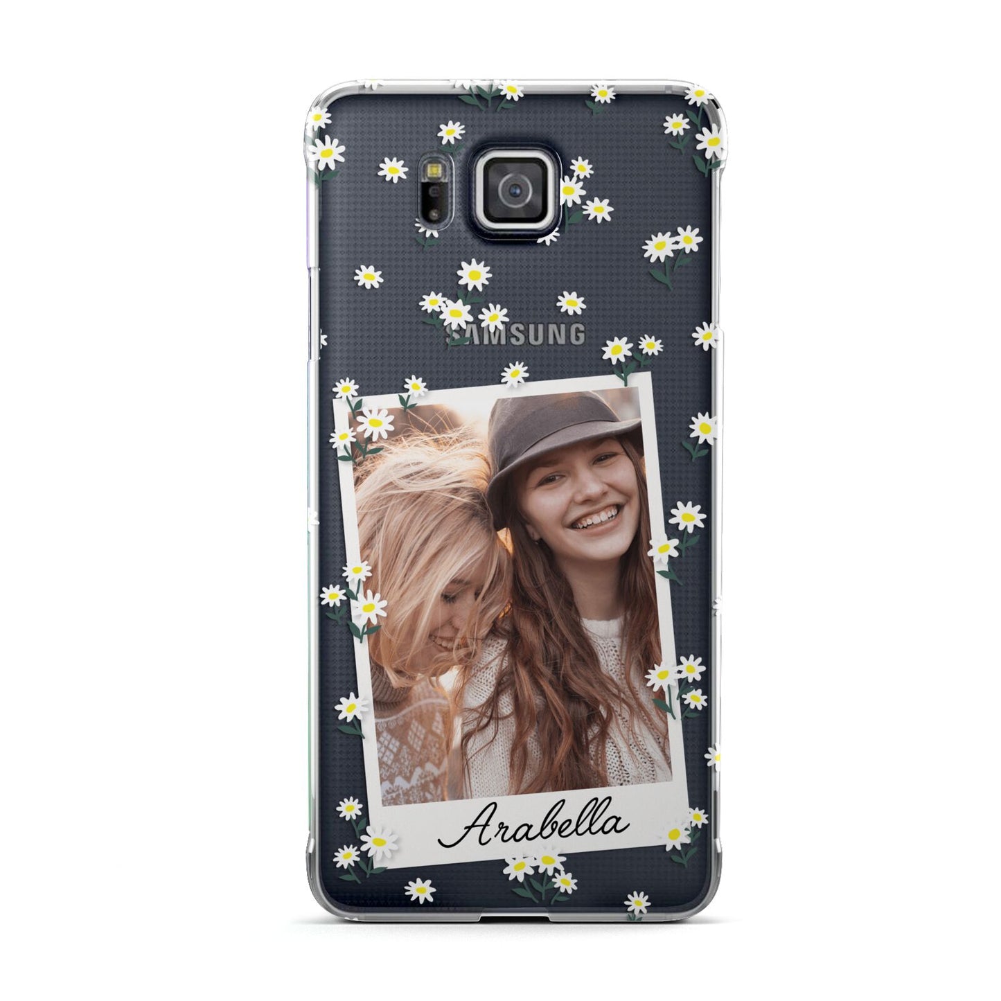Personalised Daisy Photo Frame Design Samsung Galaxy Alpha Case