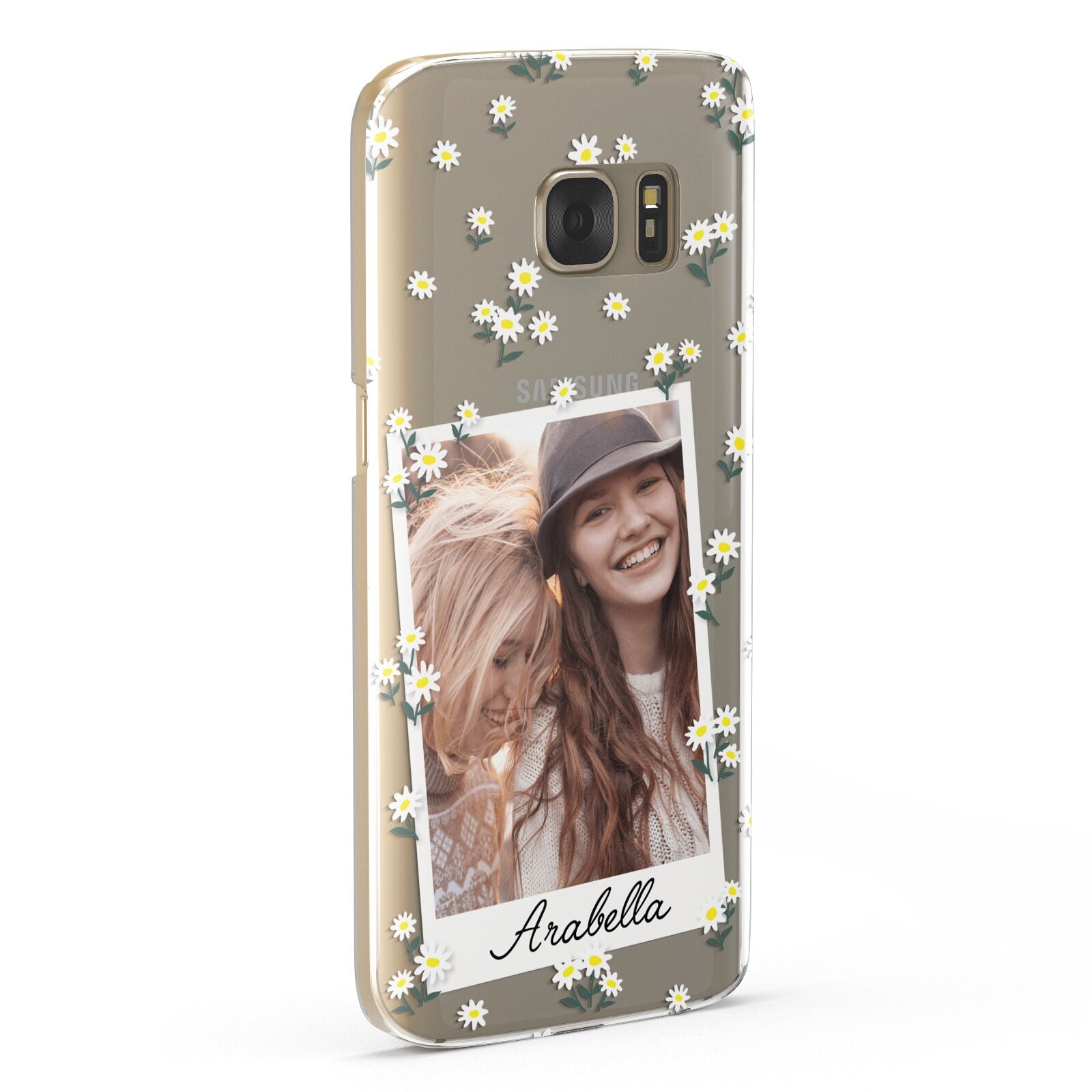 Personalised Daisy Photo Frame Design Samsung Galaxy Case Fourty Five Degrees