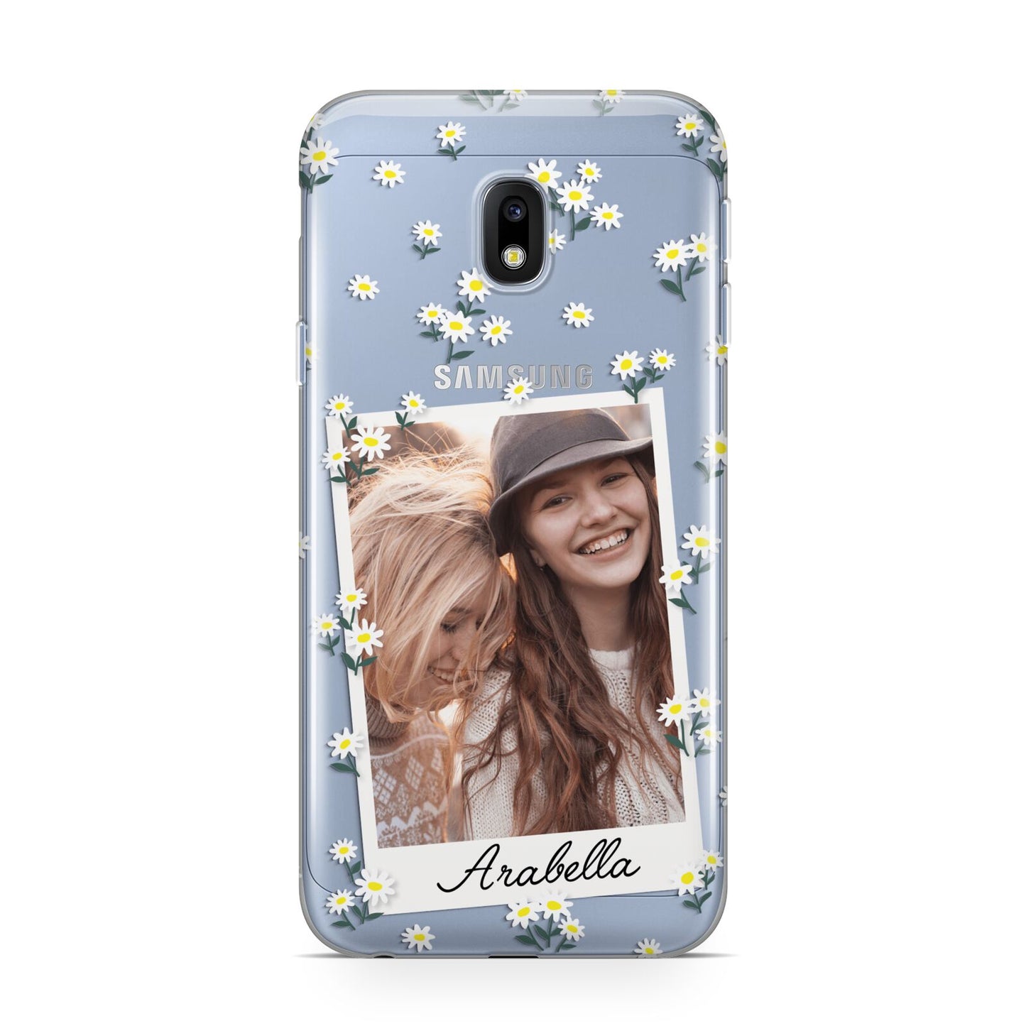 Personalised Daisy Photo Frame Design Samsung Galaxy J3 2017 Case
