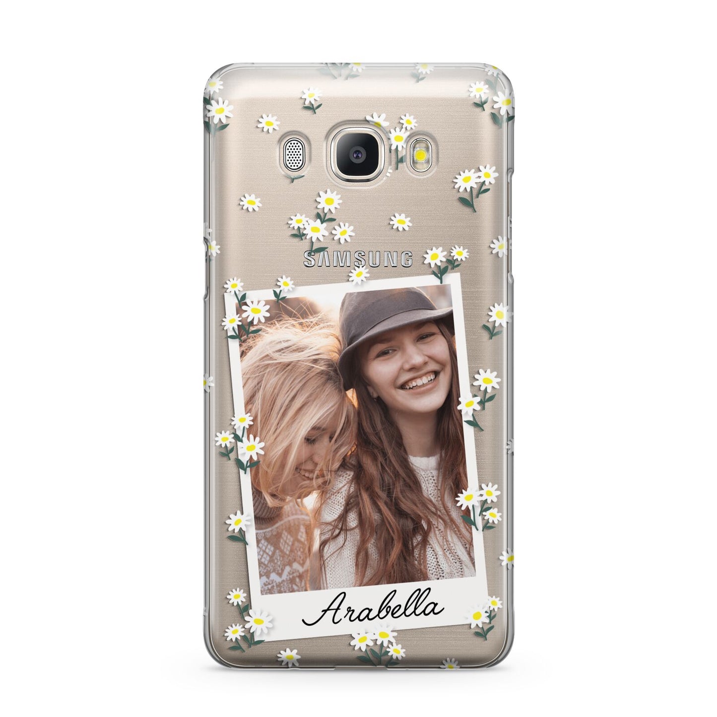 Personalised Daisy Photo Frame Design Samsung Galaxy J5 2016 Case