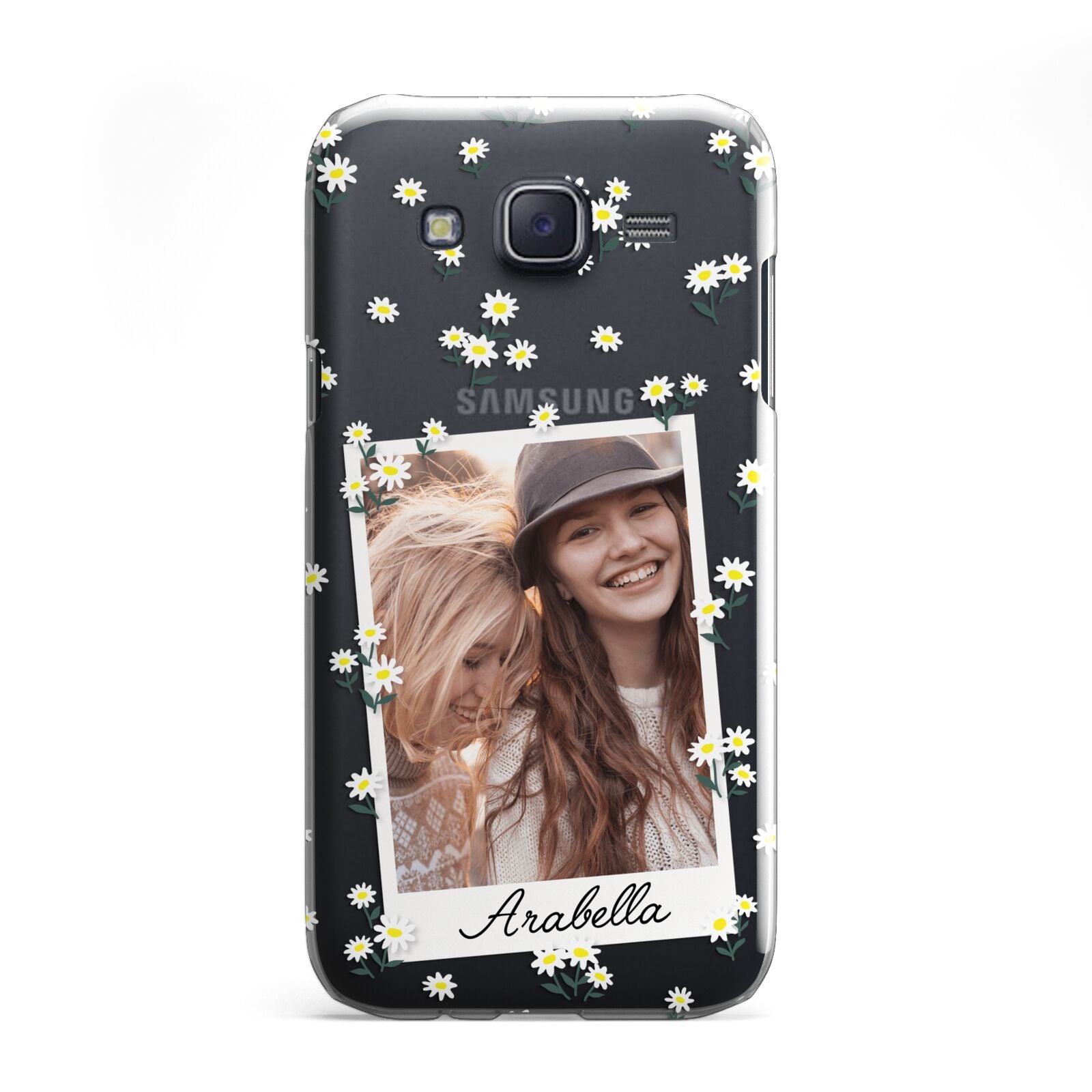 Personalised Daisy Photo Frame Design Samsung Galaxy J5 Case