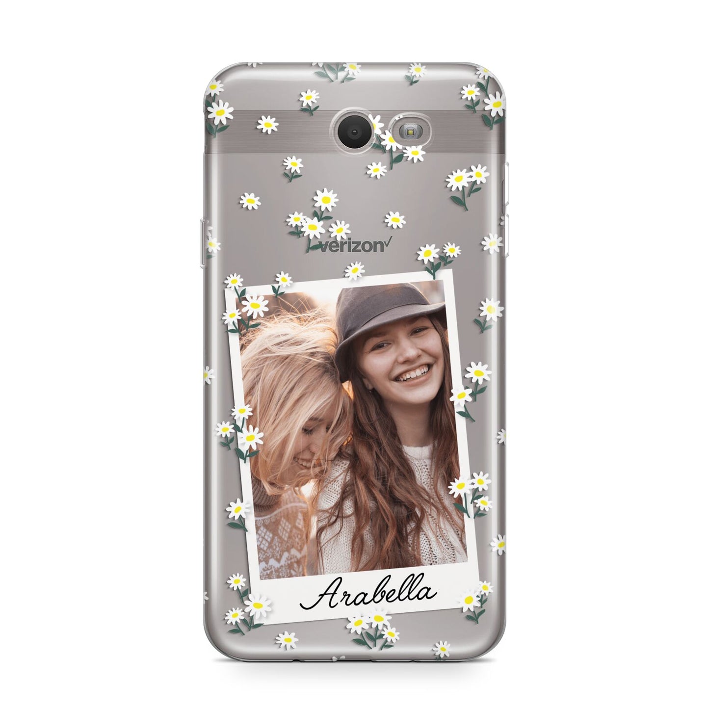 Personalised Daisy Photo Frame Design Samsung Galaxy J7 2017 Case