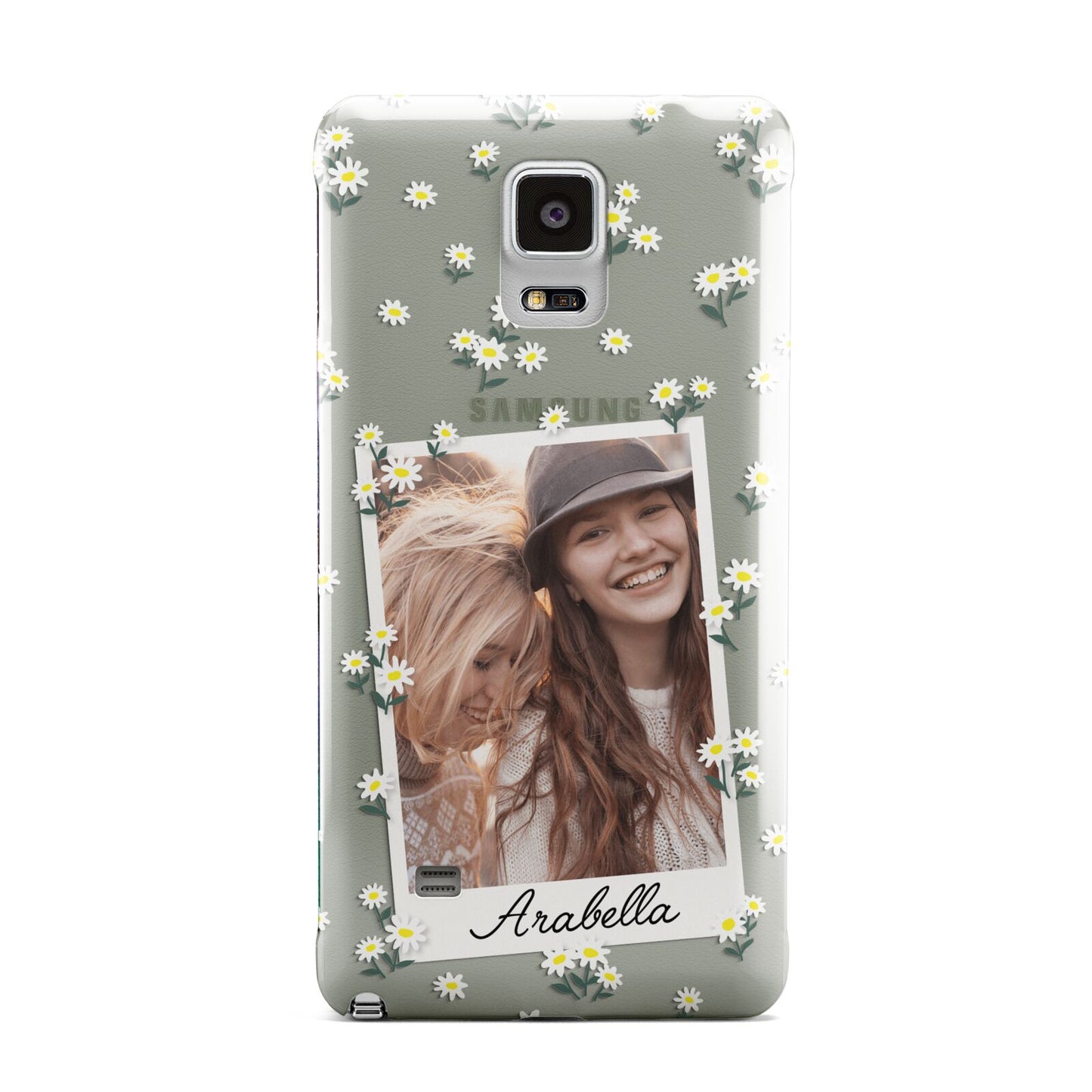 Personalised Daisy Photo Frame Design Samsung Galaxy Note 4 Case