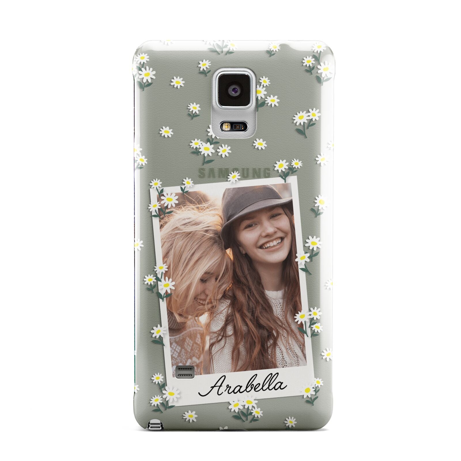 Personalised Daisy Photo Frame Design Samsung Galaxy Note 4 Case