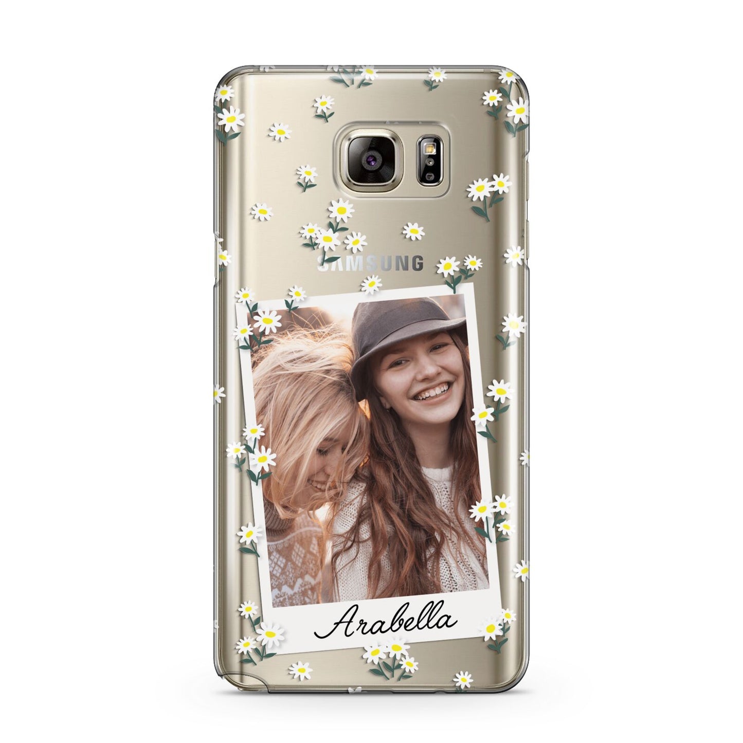 Personalised Daisy Photo Frame Design Samsung Galaxy Note 5 Case