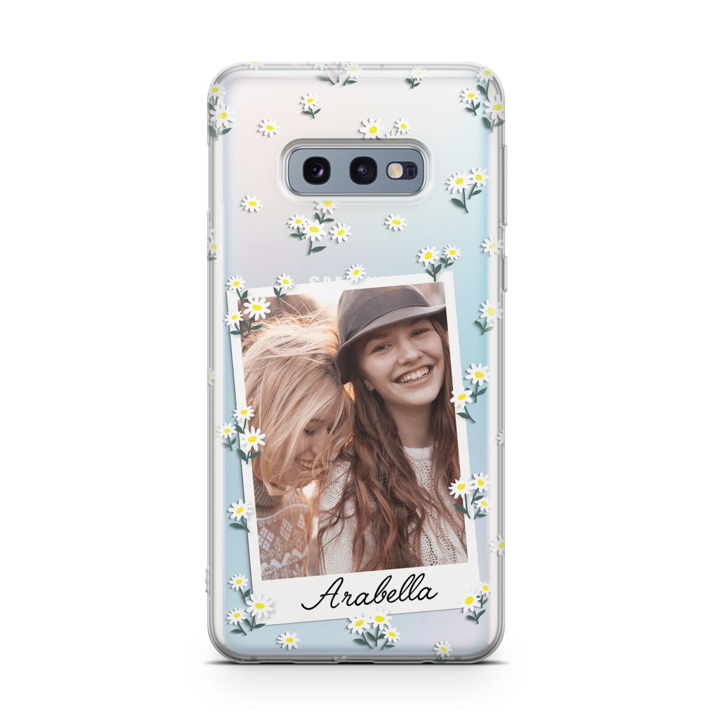 Personalised Daisy Photo Frame Design Samsung Galaxy S10E Case