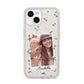 Personalised Daisy Photo Frame Design iPhone 14 Clear Tough Case Starlight
