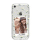 Personalised Daisy Photo Frame Design iPhone 8 Bumper Case on Silver iPhone