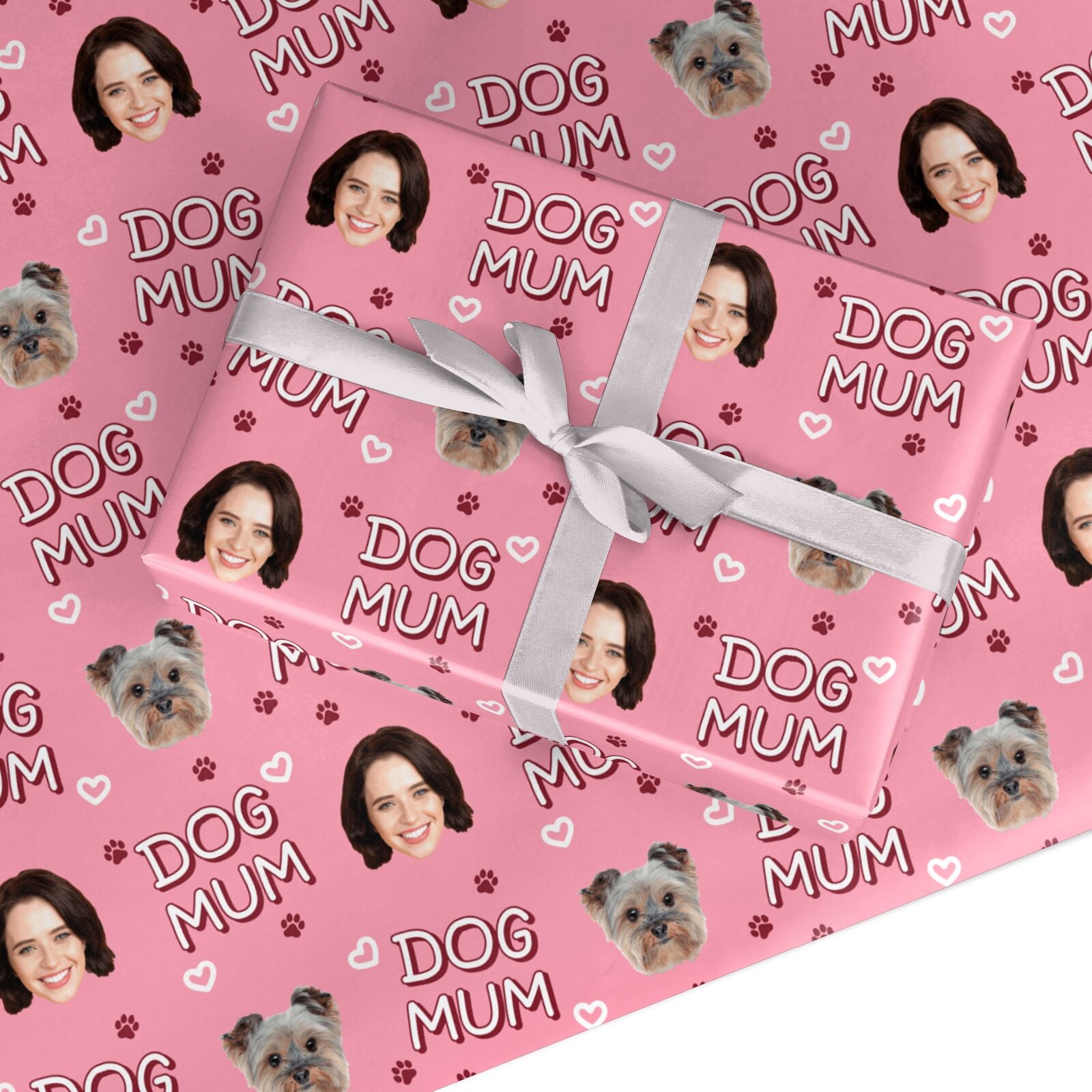 Personalised Dog Mum Photo Custom Wrapping Paper