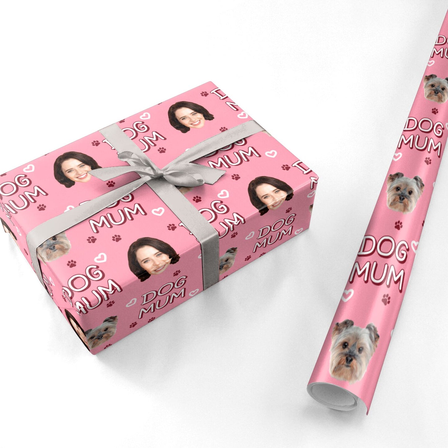 Personalised Dog Mum Photo Personalised Wrapping Paper