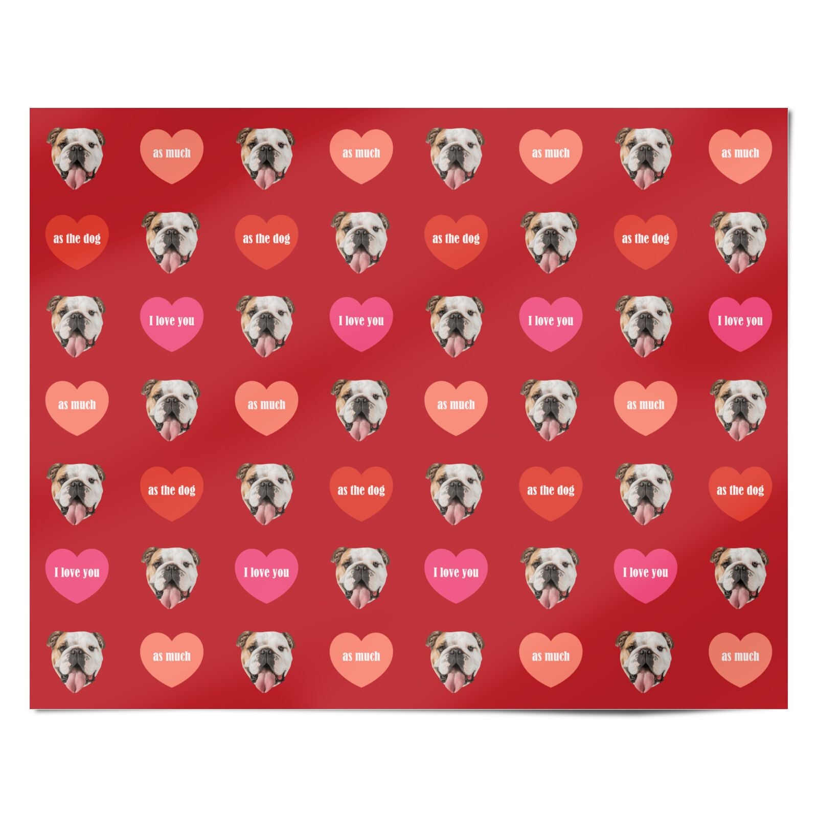 Personalised Dog Photo Gift Wrapping Paper - Pet Gift WrapPink & Posh