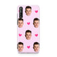 Personalised Face and Heart Photo Pattern Huawei Enjoy 10s Phone Case