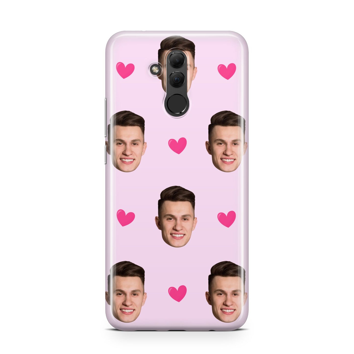 Personalised Face and Heart Photo Pattern Huawei Mate 20 Lite