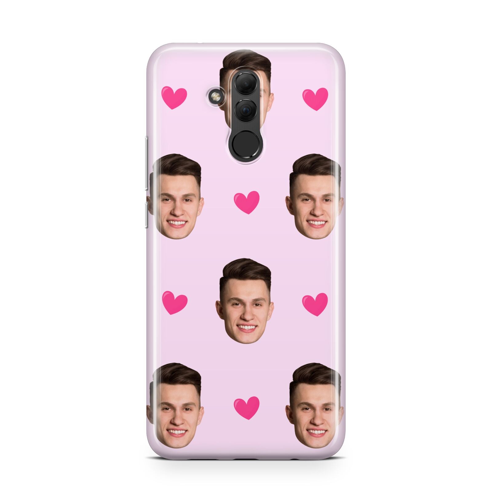 Personalised Face and Heart Photo Pattern Huawei Mate 20 Lite