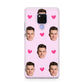Personalised Face and Heart Photo Pattern Huawei Mate 20X Phone Case