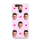 Personalised Face and Heart Photo Pattern Huawei Nova 2s Phone Case