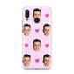 Personalised Face and Heart Photo Pattern Huawei Nova 3 Phone Case