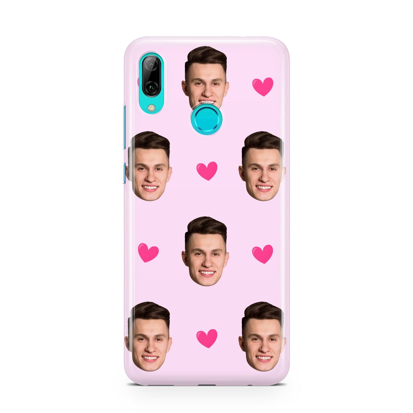 Personalised Face and Heart Photo Pattern Huawei P Smart 2019 Case