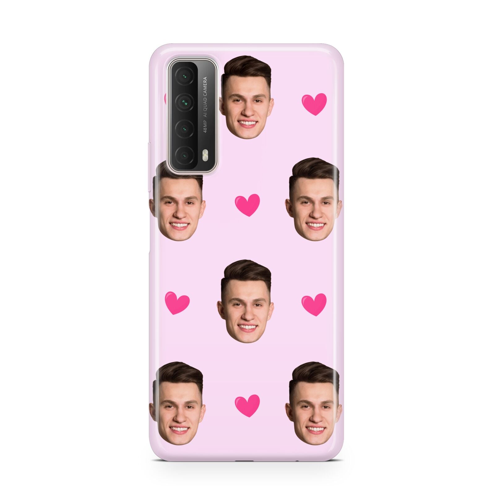 Personalised Face and Heart Photo Pattern Huawei P Smart 2021