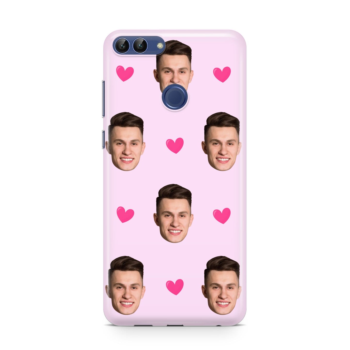 Personalised Face and Heart Photo Pattern Huawei P Smart Case