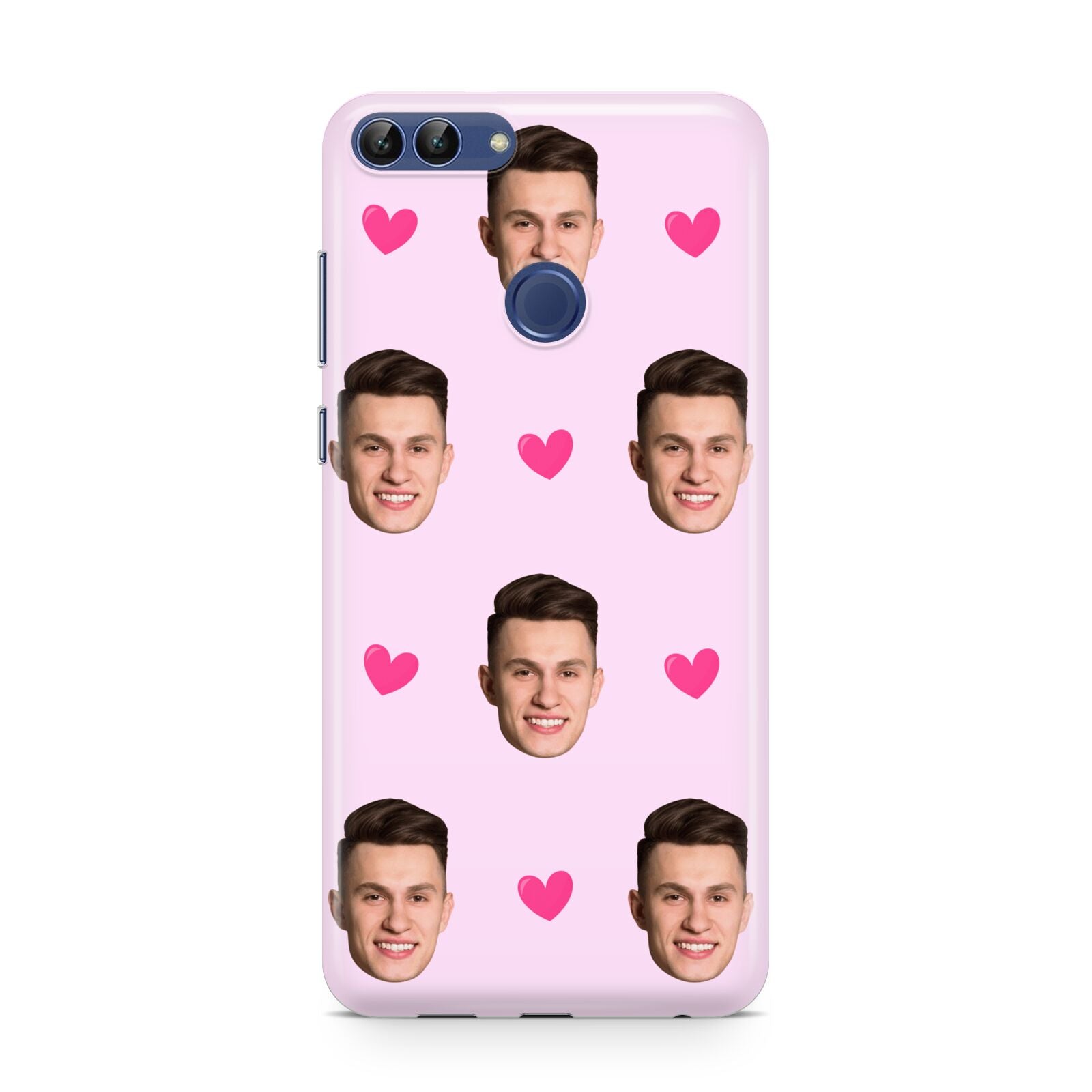 Personalised Face and Heart Photo Pattern Huawei P Smart Case