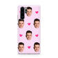 Personalised Face and Heart Photo Pattern Huawei P30 Pro Phone Case
