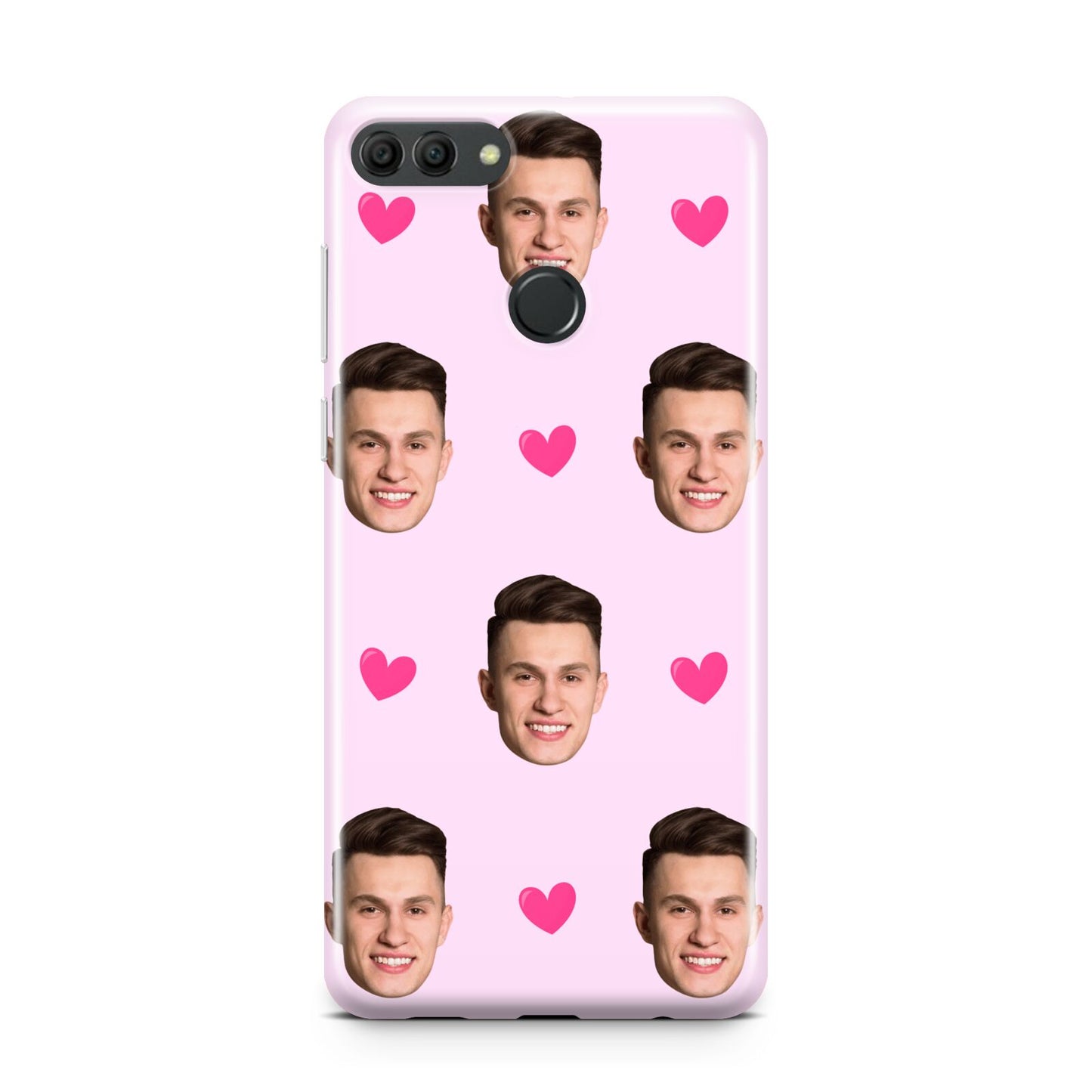 Personalised Face and Heart Photo Pattern Huawei Y9 2018