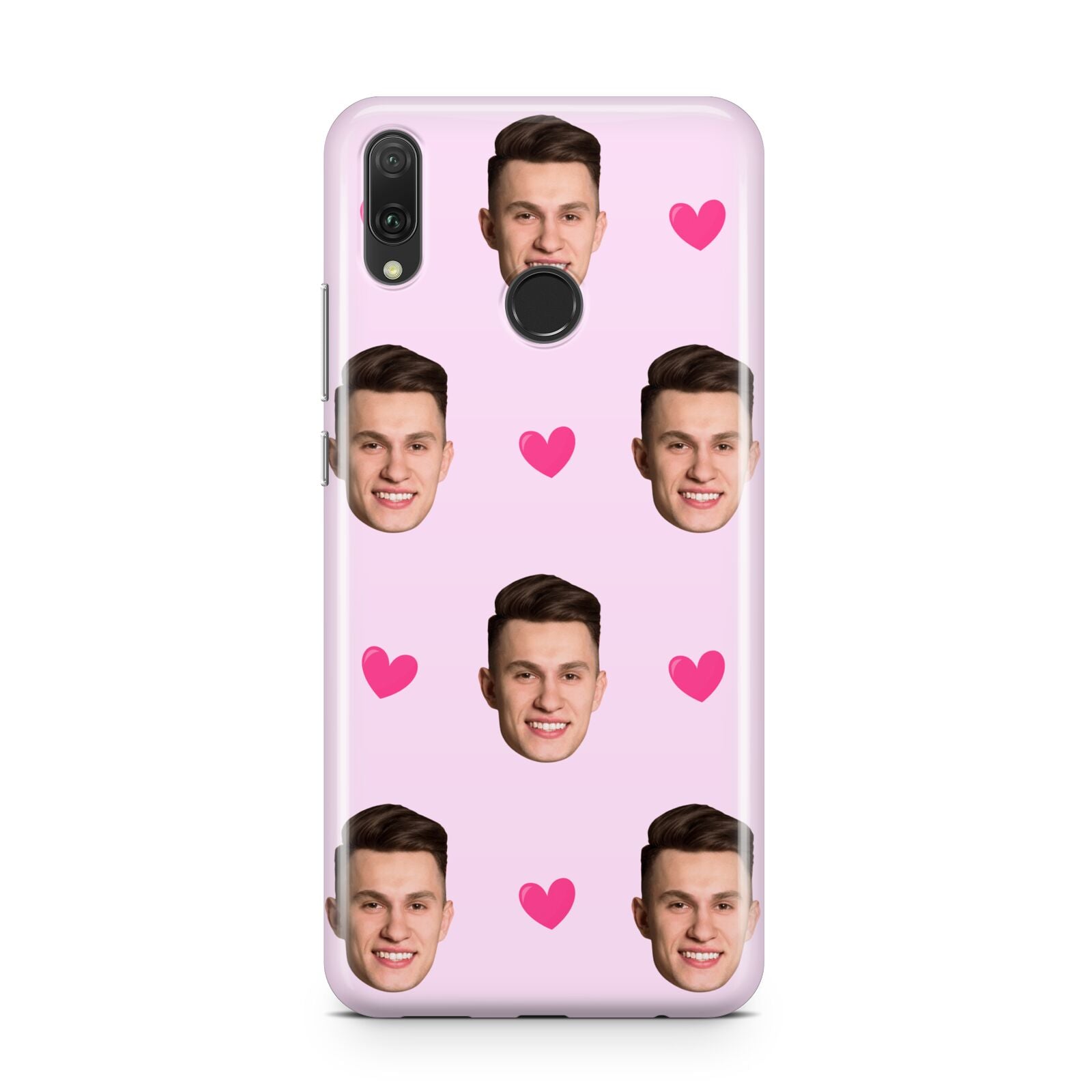 Personalised Face and Heart Photo Pattern Huawei Y9 2019