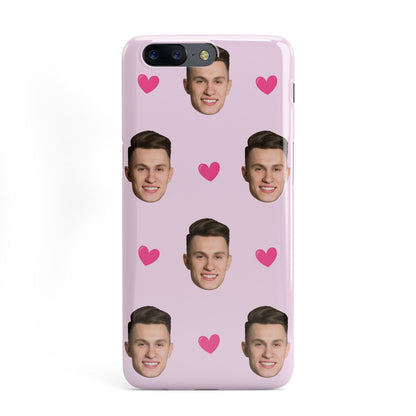 Personalised Face and Heart Photo Pattern OnePlus Case