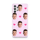 Personalised Face and Heart Photo Pattern Samsung A32 5G Case