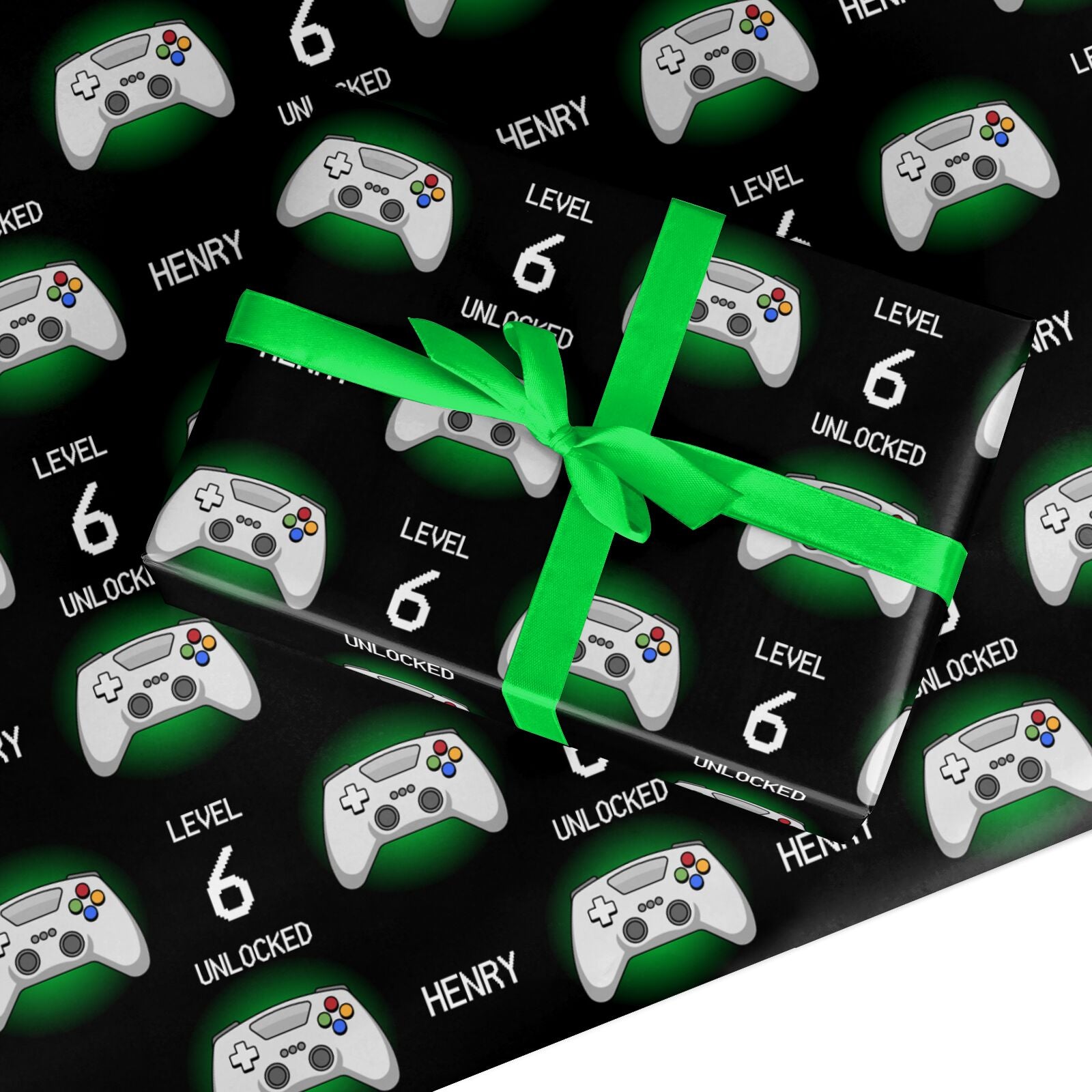 Personalised Gaming Wrapping Paper – Dyefor