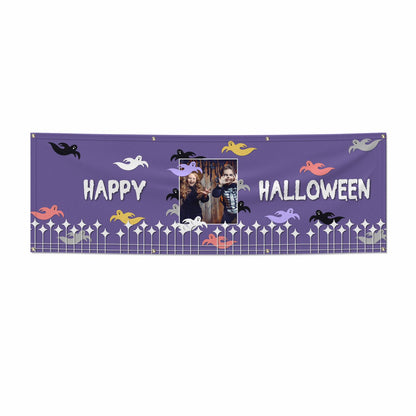 Personalised Halloween Photo Upload 6x2 Banner