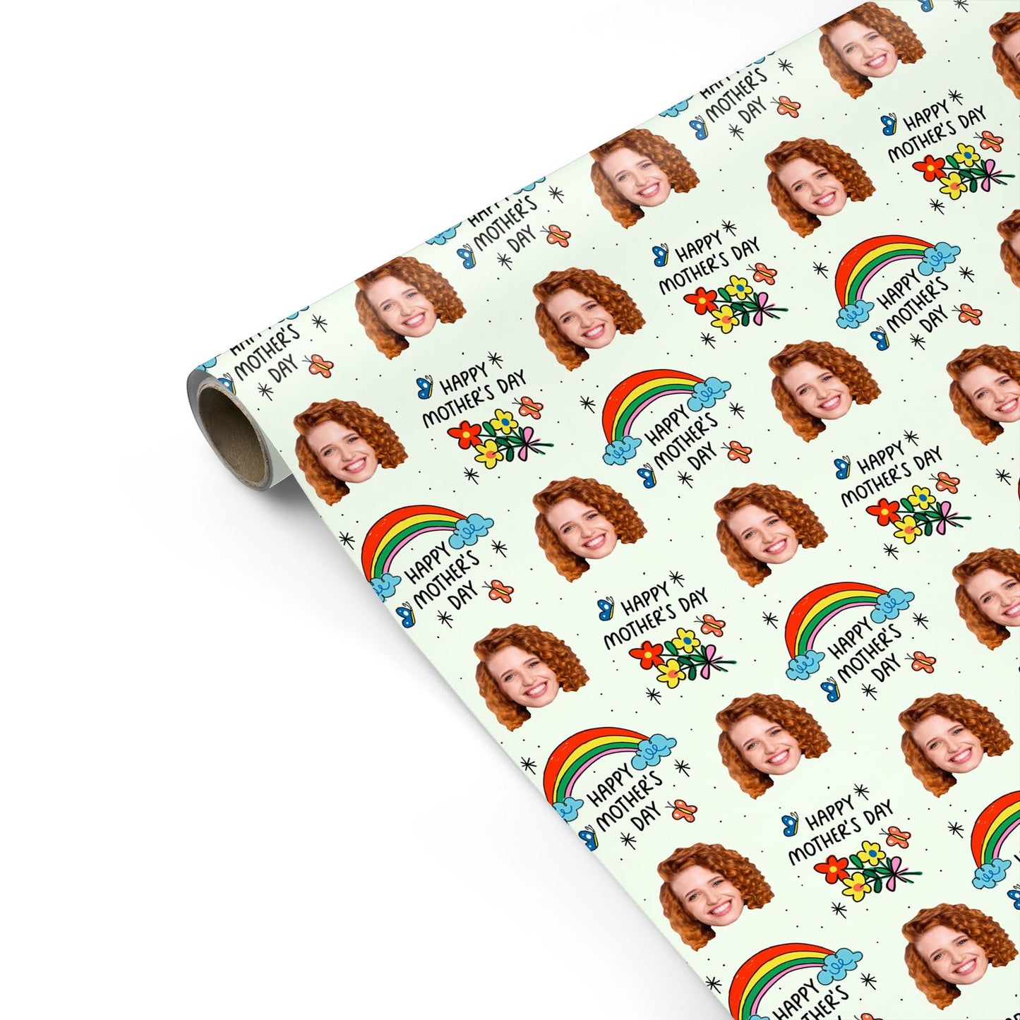 Personalised Happy Mothers Day Photo Design Personalised Gift Wrap