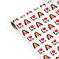 Personalised I Love Mum Photo Design Personalised Gift Wrap