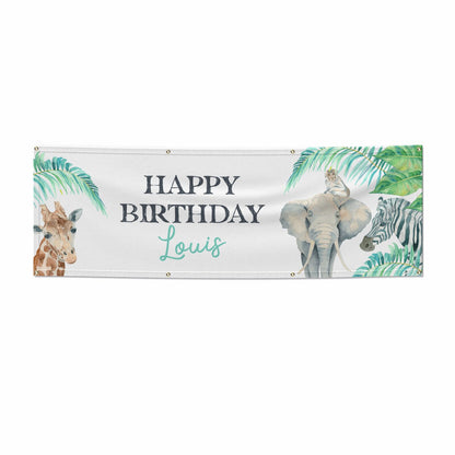 Personalised Kids Birthday 6x2 Banner