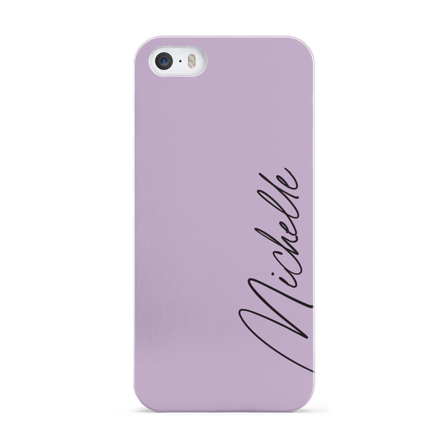 Personalised Lavender Script Name Design Apple iPhone 5 Case