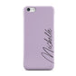Personalised Lavender Script Name Design Apple iPhone 5c Case