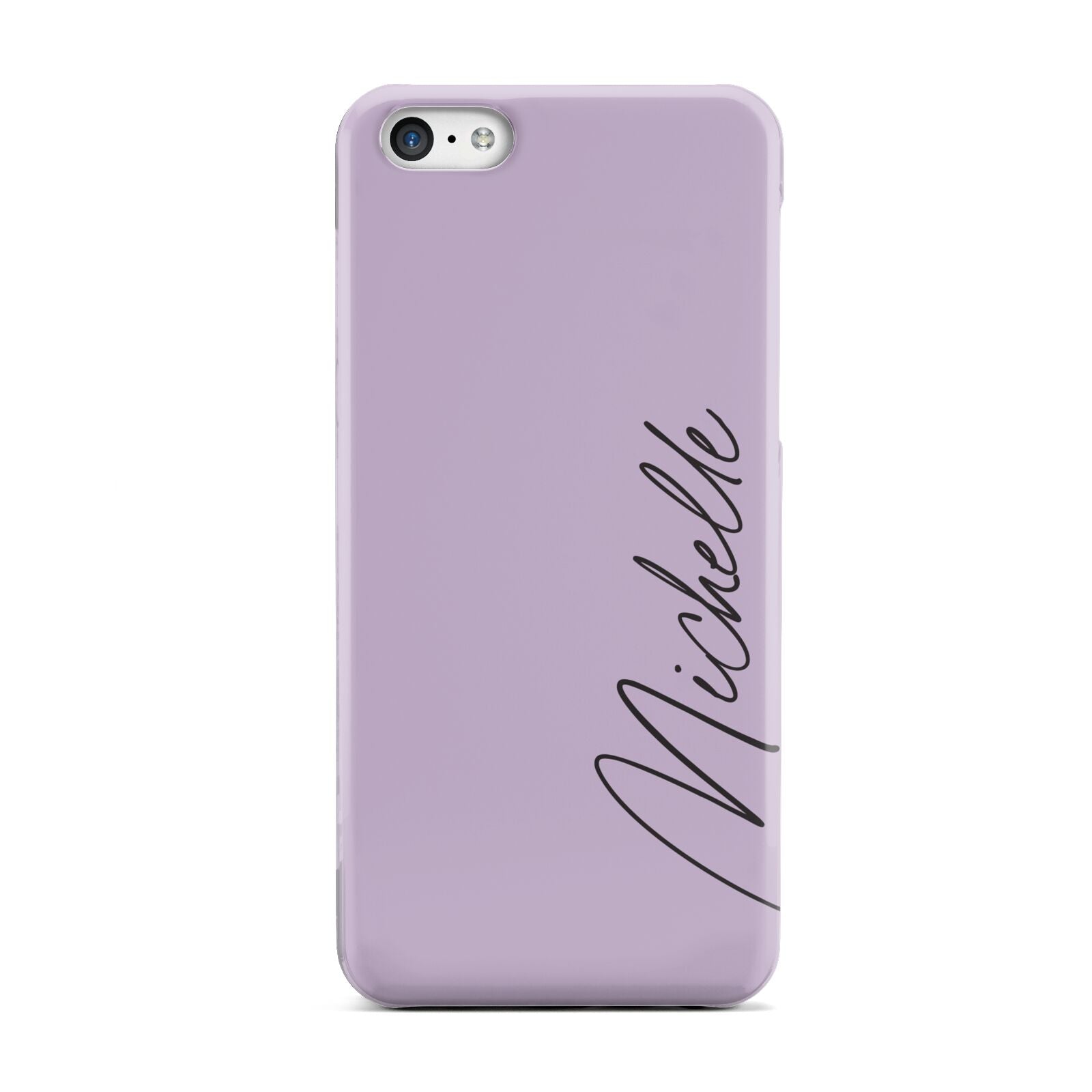 Personalised Lavender Script Name Design Apple iPhone 5c Case